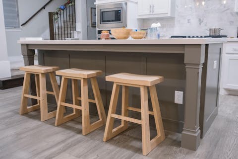 Trapez Counter Height Barstool 24” (Set of 2)| Modern Minimalism