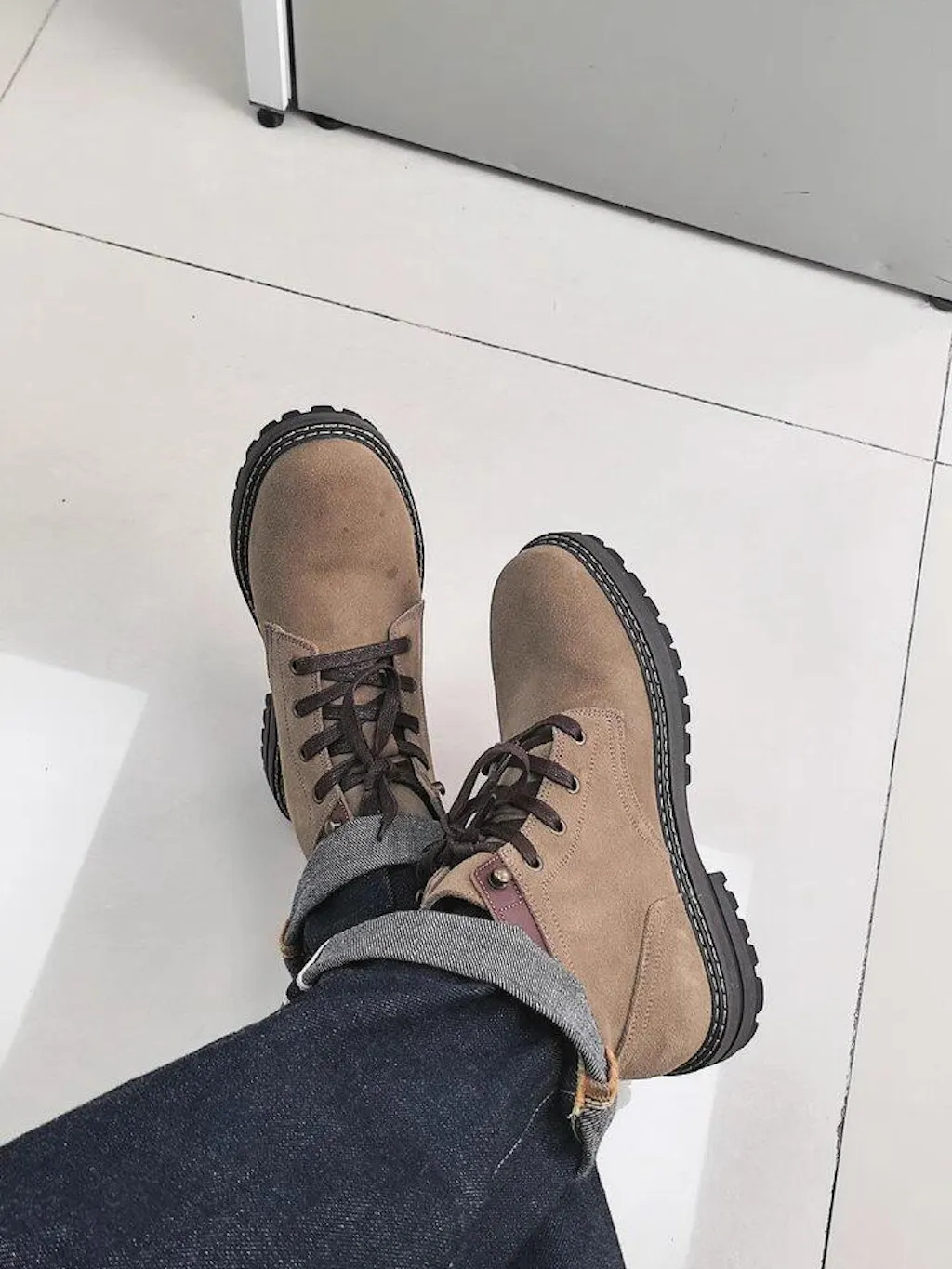 American Desert Genuine Leather Outdoor Men's Work Boot