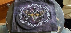 Vintage Death's-Head Hawkmoth - Cross Stitch Pattern