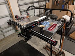 ALPHA HW110TC-36Pro & 52Pro 10" 3HP Stain-less Cabinet Saw with Big Eye Rip Fence