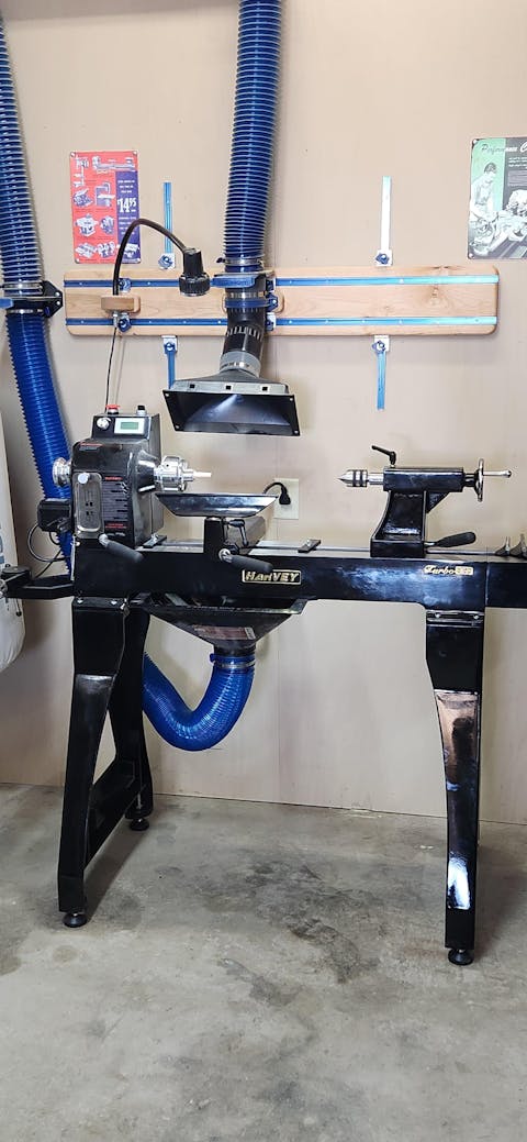 TURBO T-40 14"X24" Wood Lathe With Servo Motor