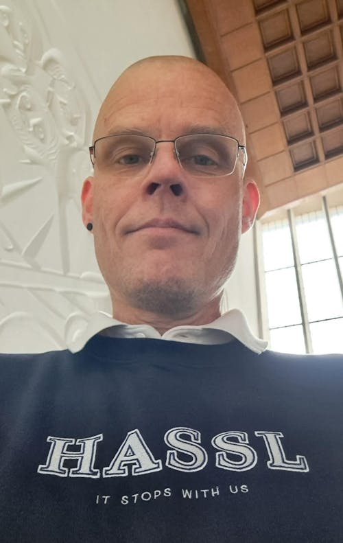 "Didn't ask, don't care" HASSL Sweatshirt