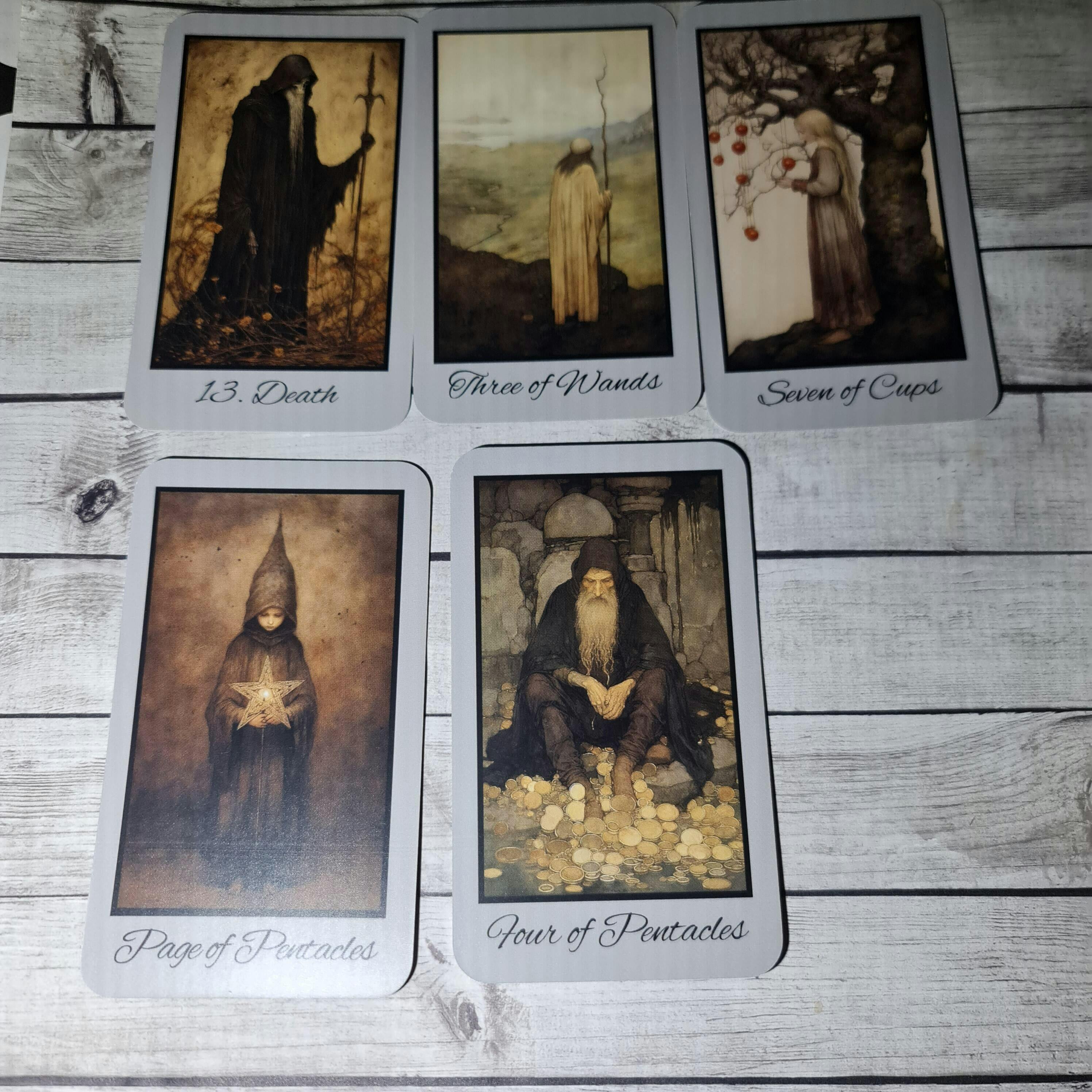 Shadow Fates Tarot By Hattie Thorn. Original Design 78 Card Deck Based ...