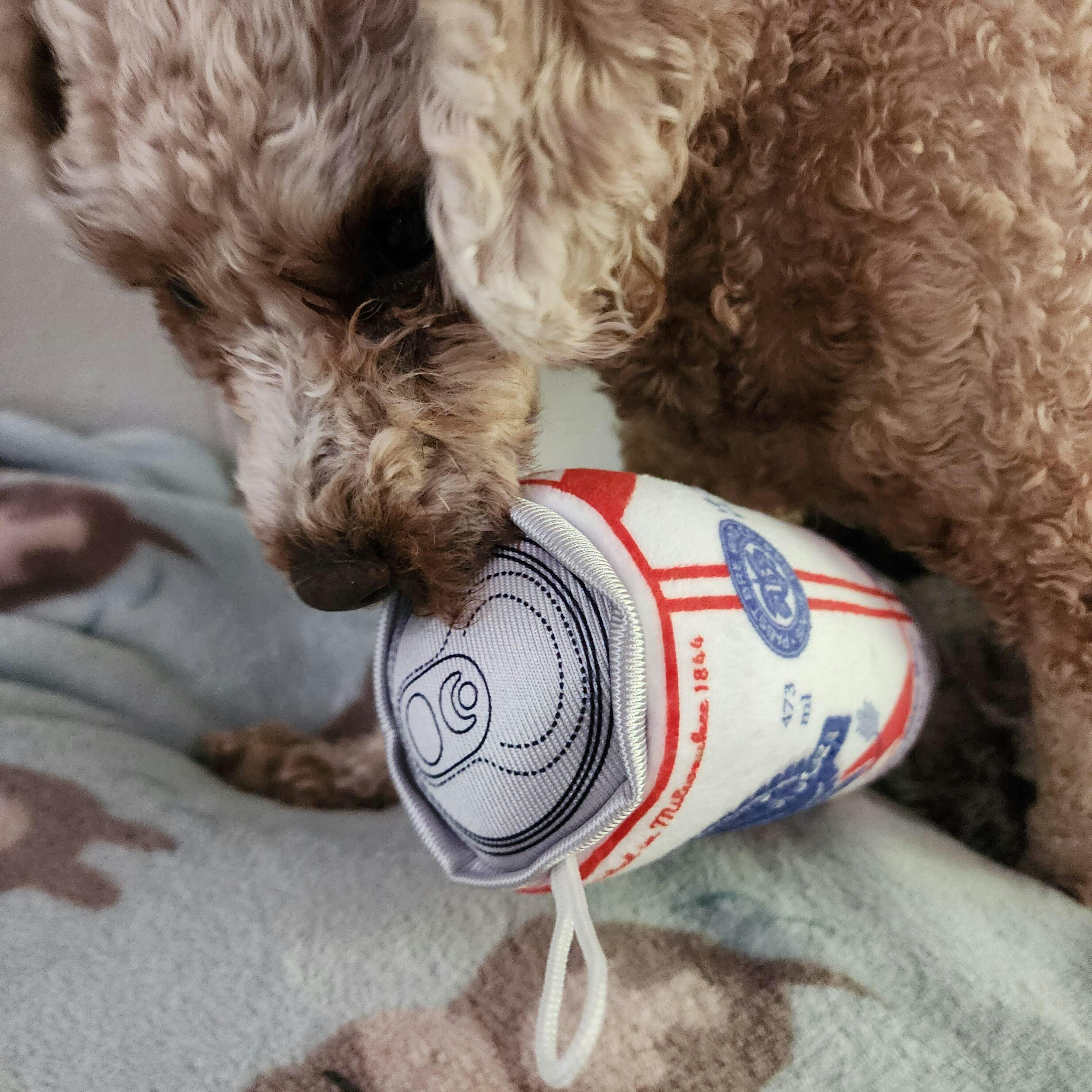 Muttini Madness: Parody Muttini Bar Plush Dog Toy for Pampered