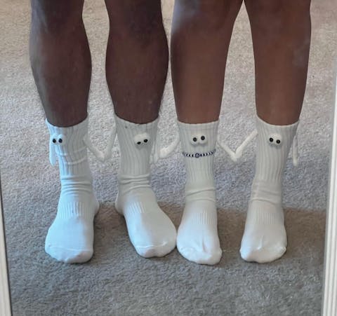 Hand In Hand Magnetic Holding Hands Socks