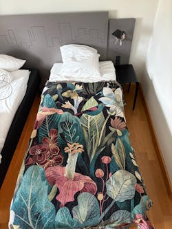 Forest Floor Magic flower Woven Blanket