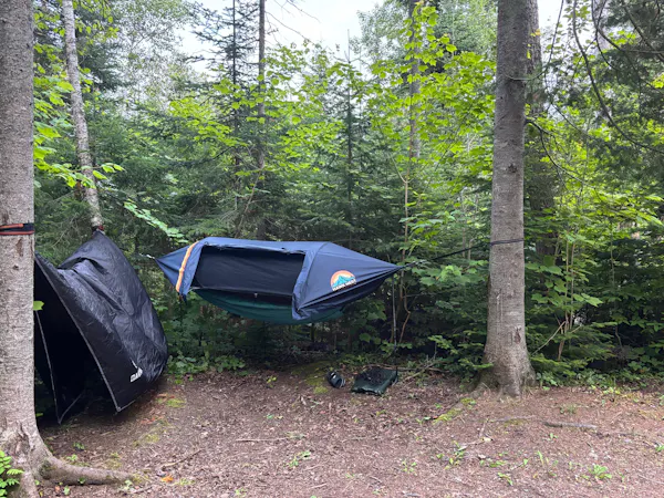 Brandon's Hawk Nest on moto-camping trip