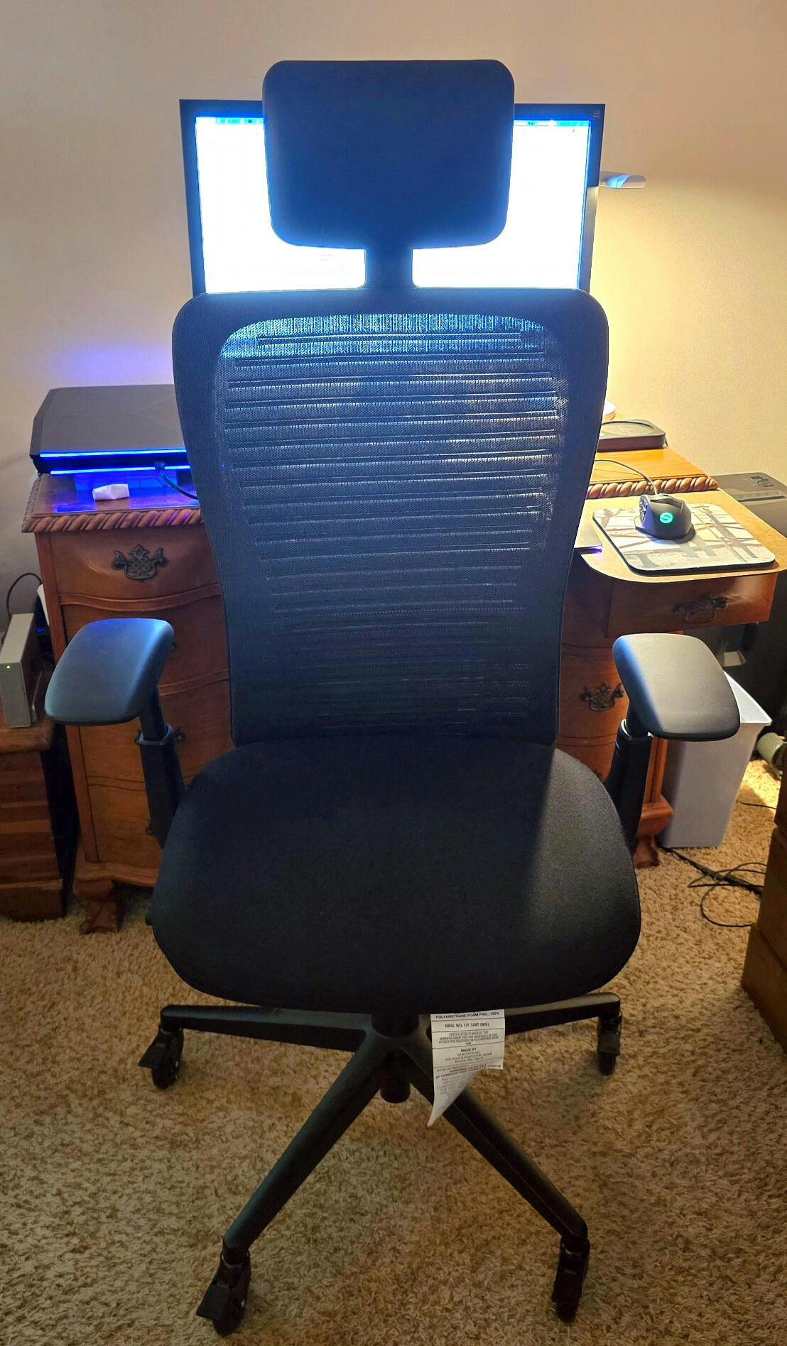 Haworth Zody Replacement Arm Pads In Gray (Sold As Pair - Foto 2