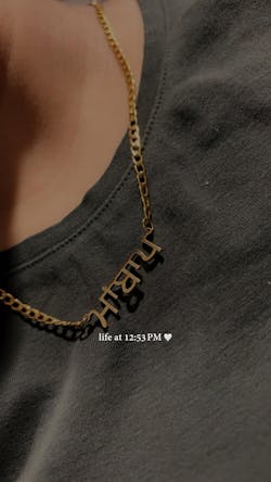 All Languages - Custom Name Necklace