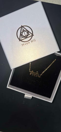 Custom Punjabi Name Necklace | Personalized Jewelry