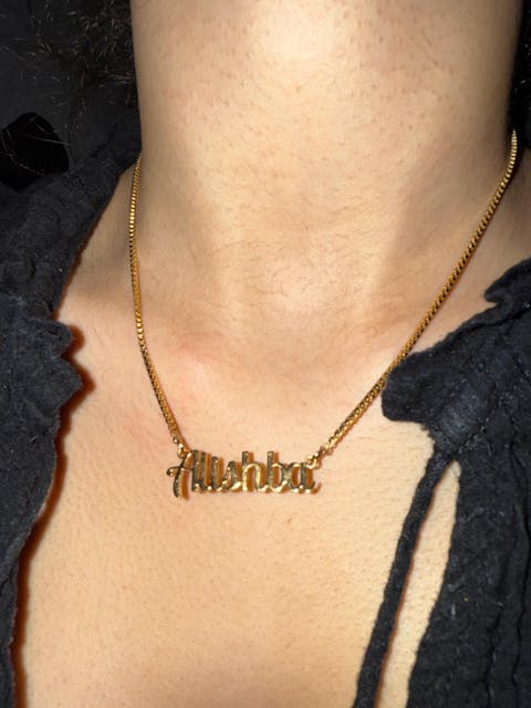 Custom English Name Necklace | Personalized Jewelry