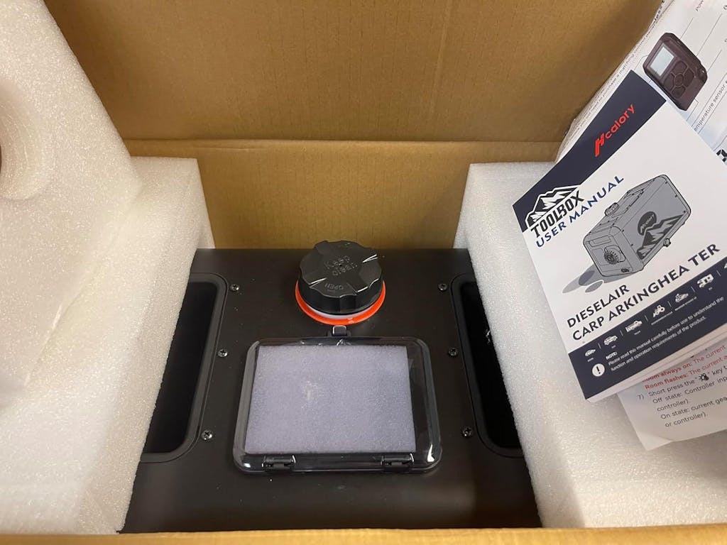 TB MAX Diesel Heater Toolbox, 7.5L CO Alarm Last Up to 62.5 hrs