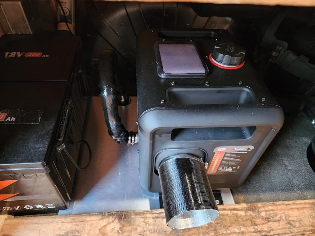 TB MAX Diesel Heater Toolbox, 7.5L CO Alarm Last Up to 62.5 hrs