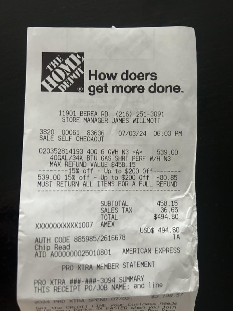 In-Store 15% OFF Home Depot Printable Coupon