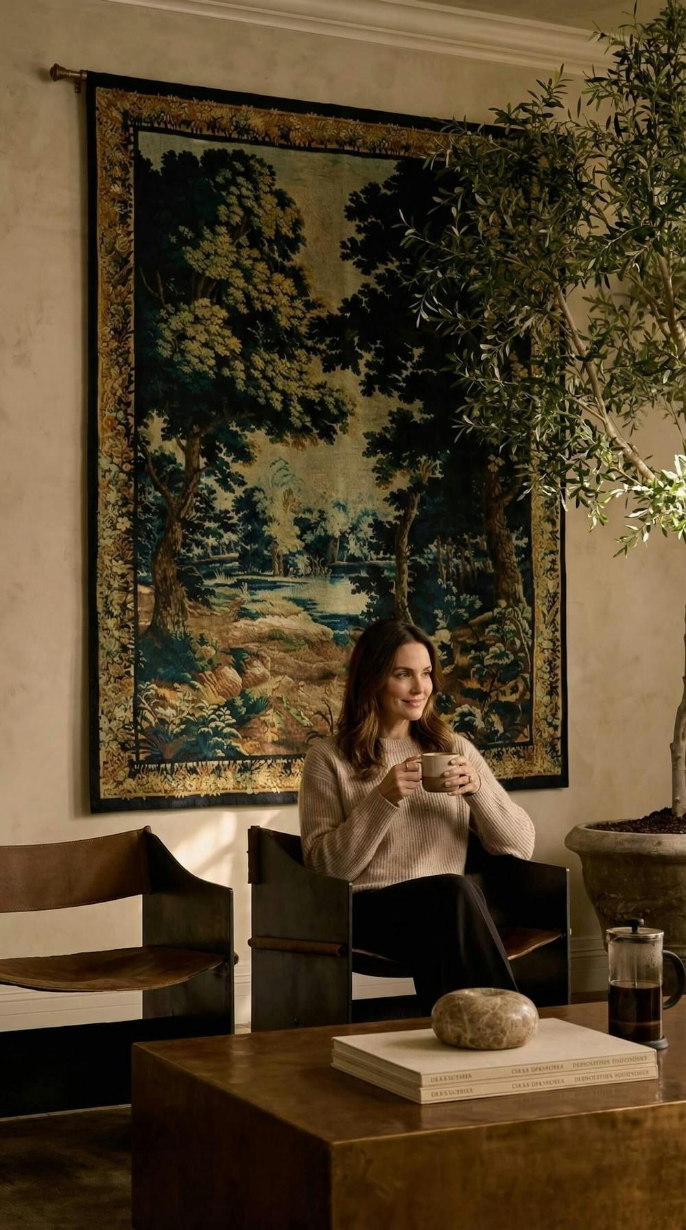 Antique 17th Century Flemish Verdure Tapestry