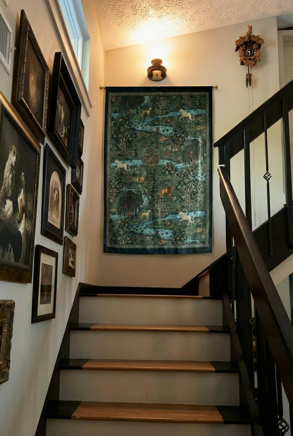 Medieval Modern Handmade Horse Animal Landscape Print Tapestry - 2026 Edition