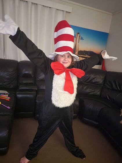 Cat in the Hat Mens Costume Book Week Costume for Teachers