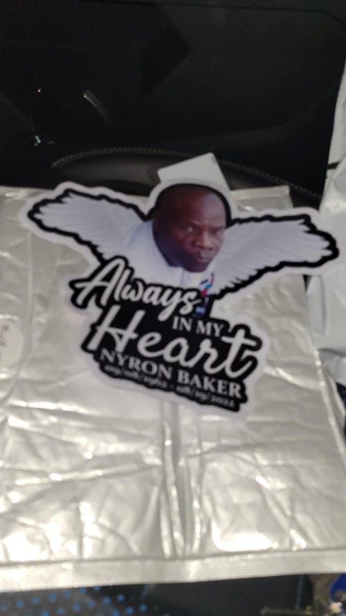 Custom Memory Sticker: Always in My Heart CSM258