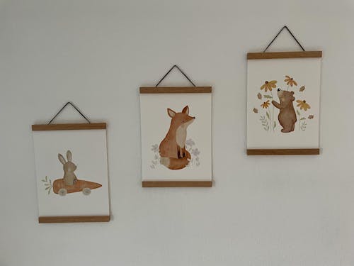 Hej Hanni Poster Hase im Möhrenauto A4