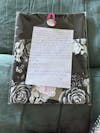 Black Floral Book Sleeve (SR)
