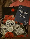 Dark Romance Size Skull and Roses Book Sleeve