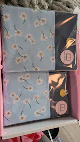 Blue Floral Book Sleeve (SR)