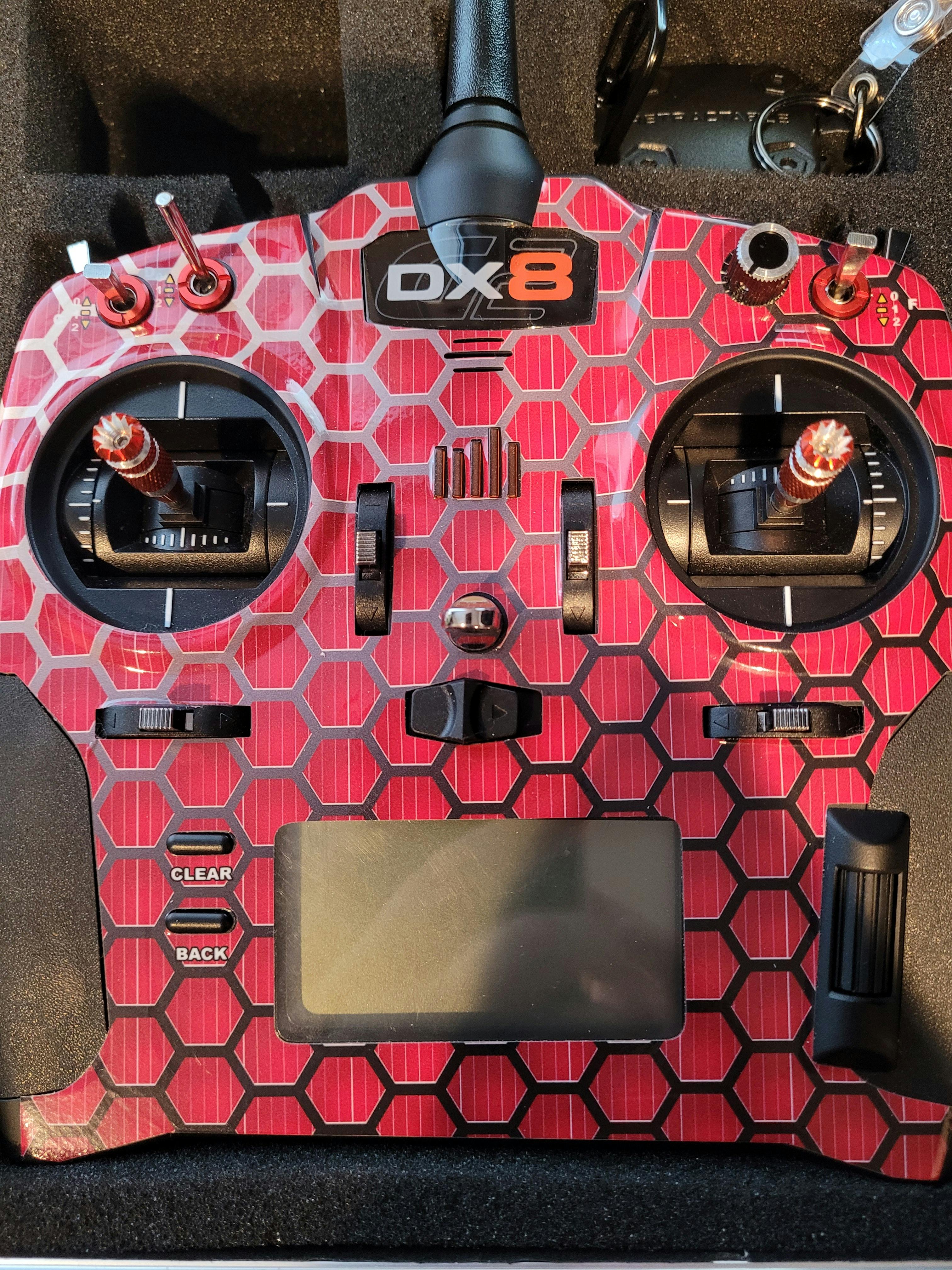 Spektrum Radio Red Switch Nuts (8) & Wrench HeliDirect