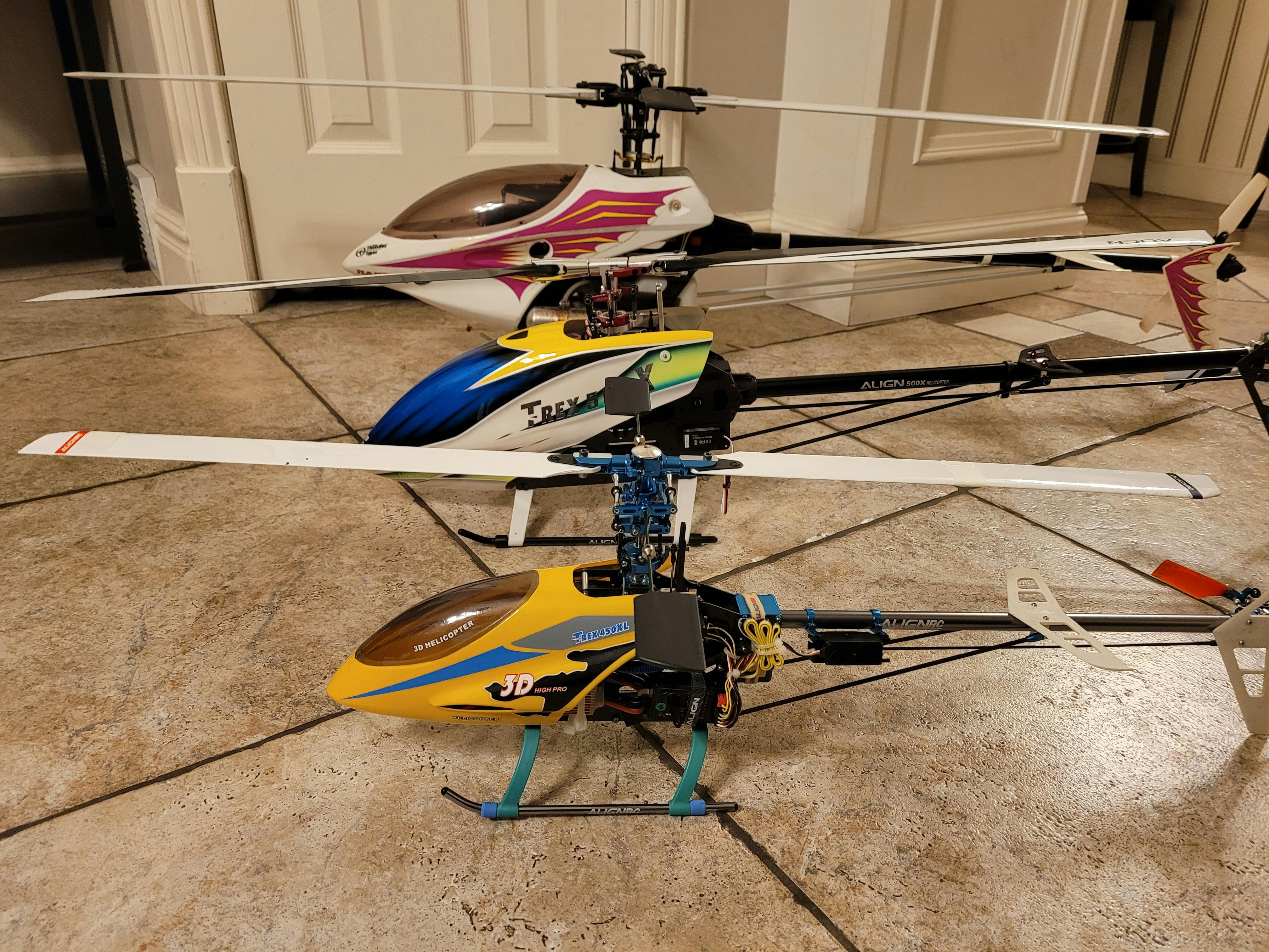 Align T-Rex 500X Dominator Super Combo Helicopter with DS530M 