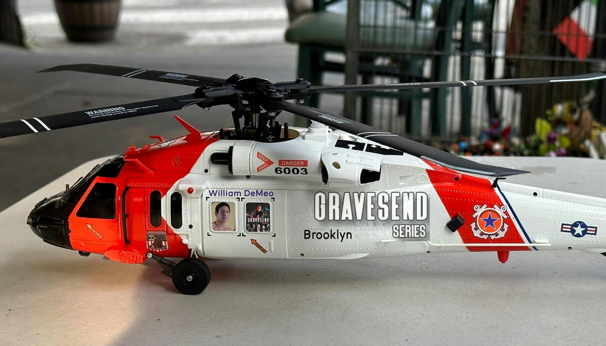 6CH 3D Coast Guard UH60 Scale RC Helicopter w/ GPS Intelligent Control