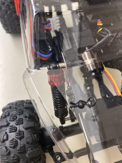 RCAWD Steering Servo Mount Links For Hobbyplus 1/18 CR18P EVO HARVEST