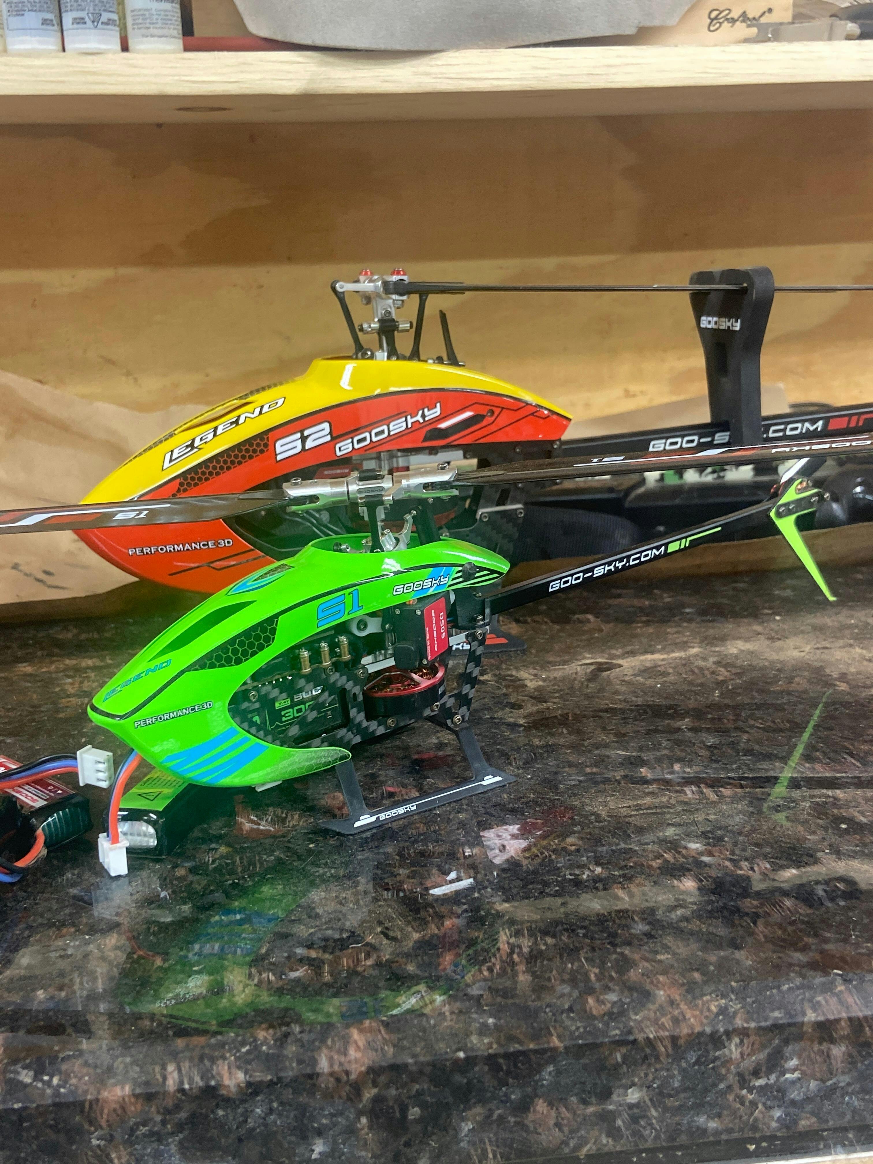 Goosky Legend S1 Helicopter (BNF) - Green – HeliDirect