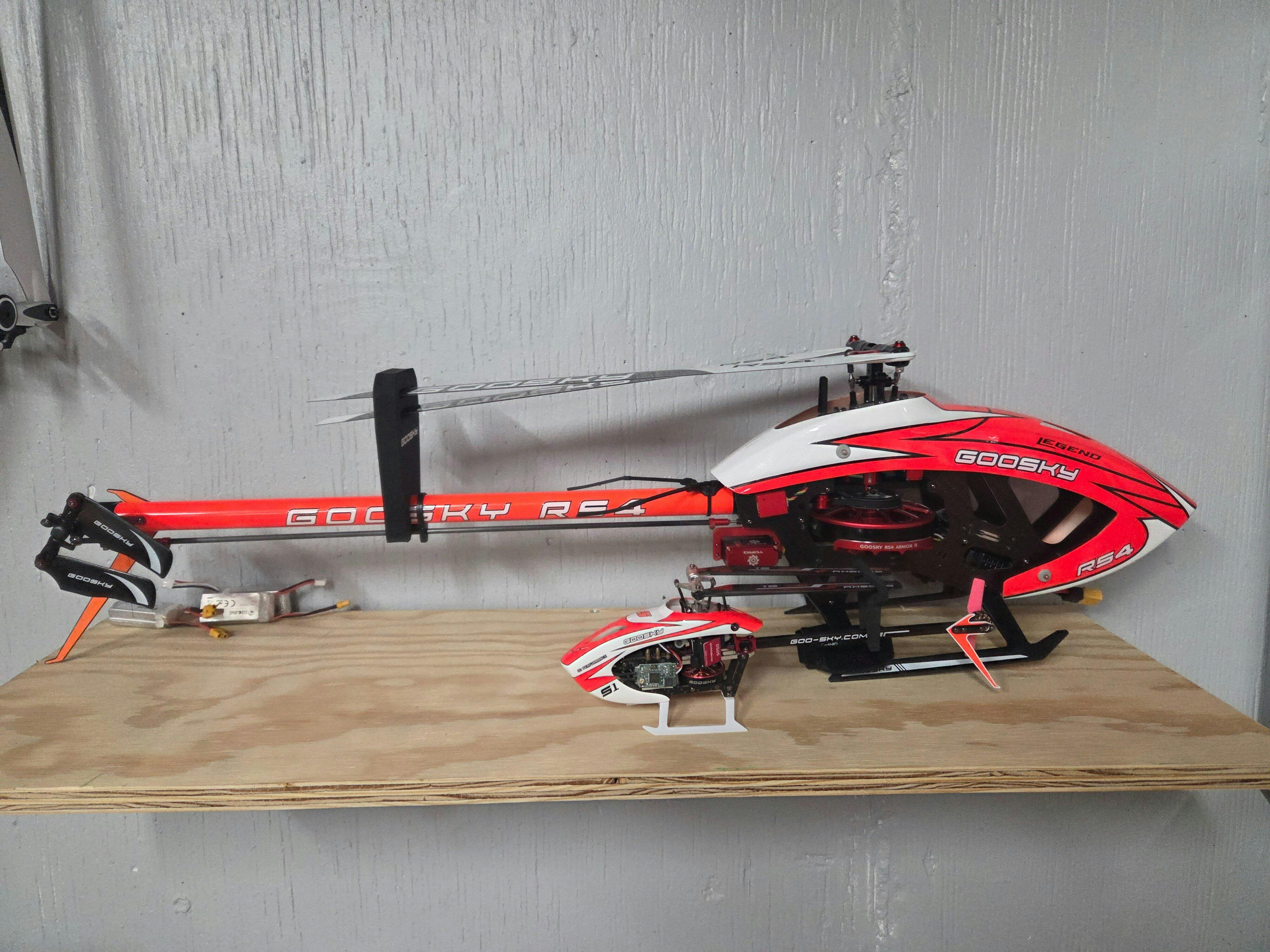 Goosky RS4 Venom Aluminium Tail Boom - Orange – HeliDirect