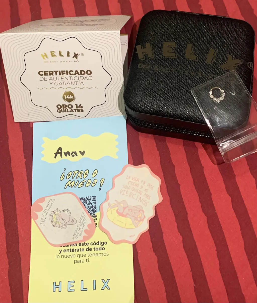 Joya para oreja en Oro Luxury Persei