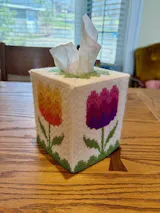 Flower Child Tissue Box Cover