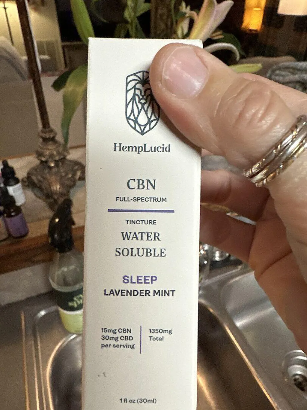 CBN Water-Soluble Lavender Mint Sleep Tincture
