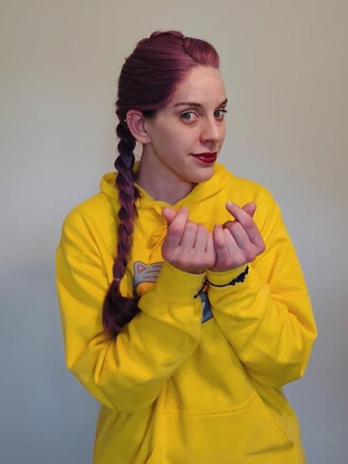 Lavender Straight Lace Front Synthetic Wig Rumi Braid Kylin