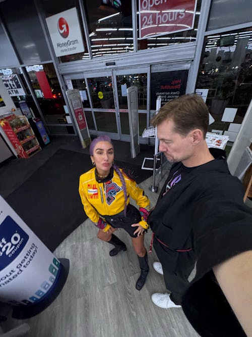 Lavender Straight Lace Front Synthetic Wig Rumi Braid Kylin