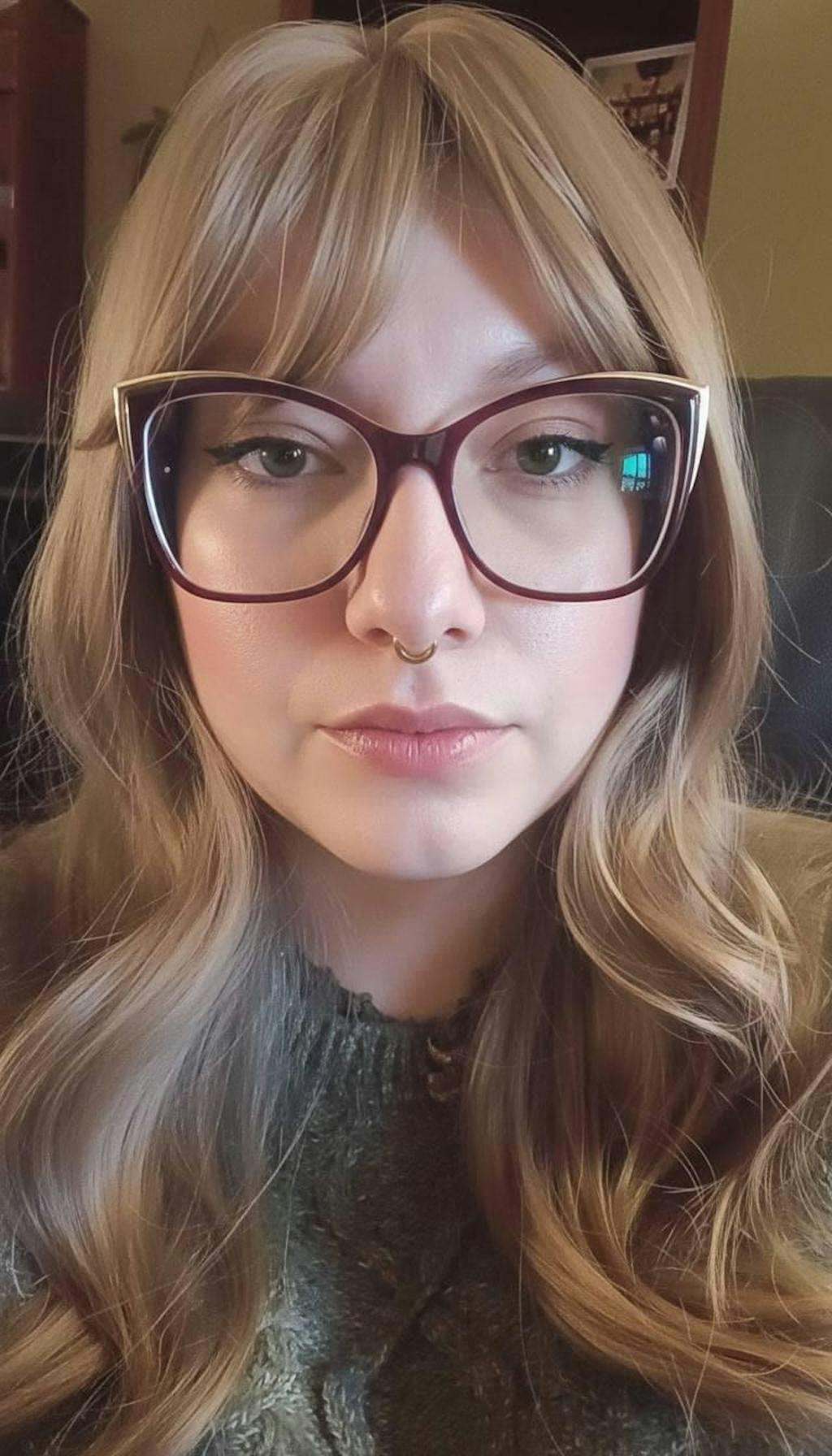 Ash Strawberry Blonde Wig with Bangs Beth Dutton Wig Mia