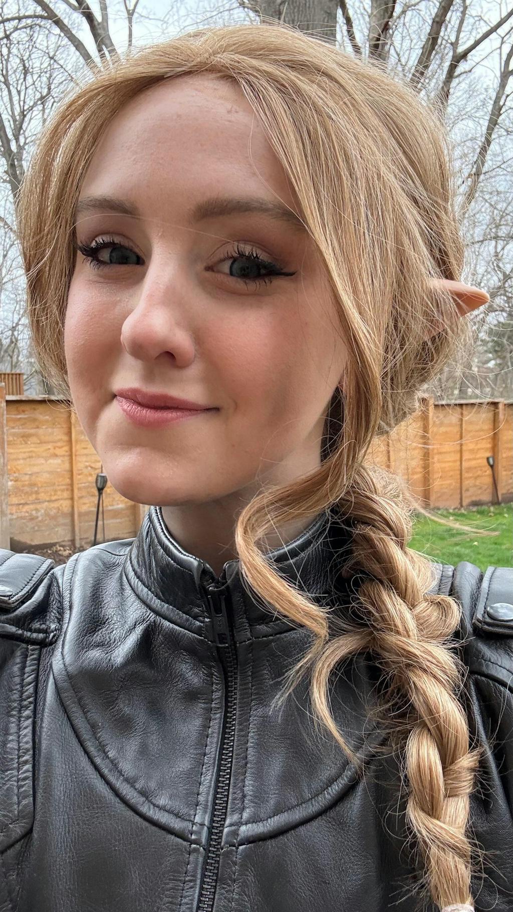 High Lady Lace Wig Golden Brown Wavy Hair ACOTAR Cosplay Feyre