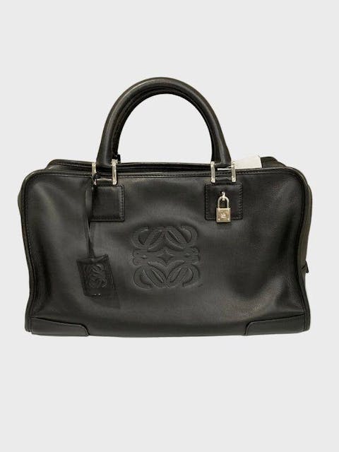 Loewe amazona 35 negro piel vintage