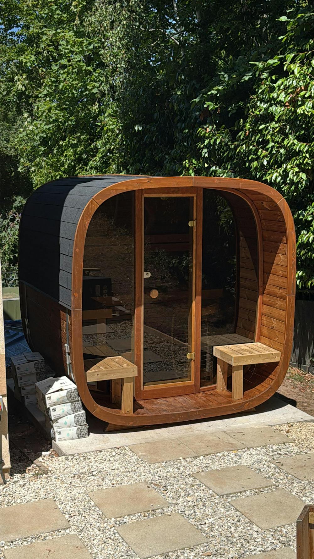 Saunasell Dice Comfy 4 to 5 Person Outdoor Sauna
