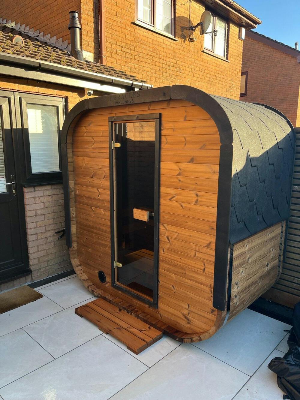 Camilla Mini Traditional Outdoor Sauna Complete Kit 2 Person