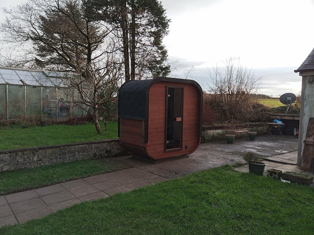 Camilla Mini Traditional Outdoor Sauna Complete Kit 2 Person