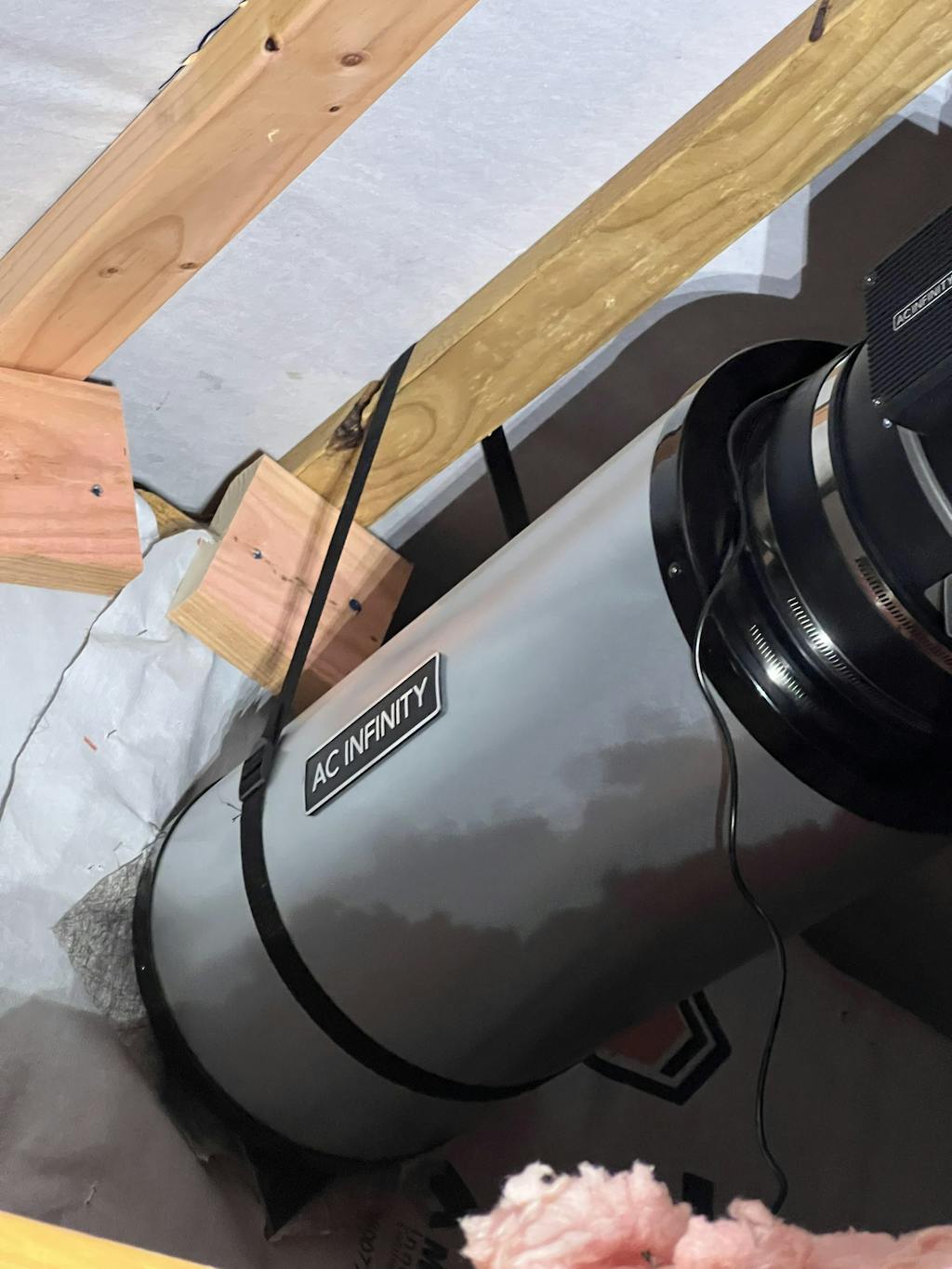 AC INFINITY, INLINE DUCT FAN SILENCER, 8INCH Herbal House