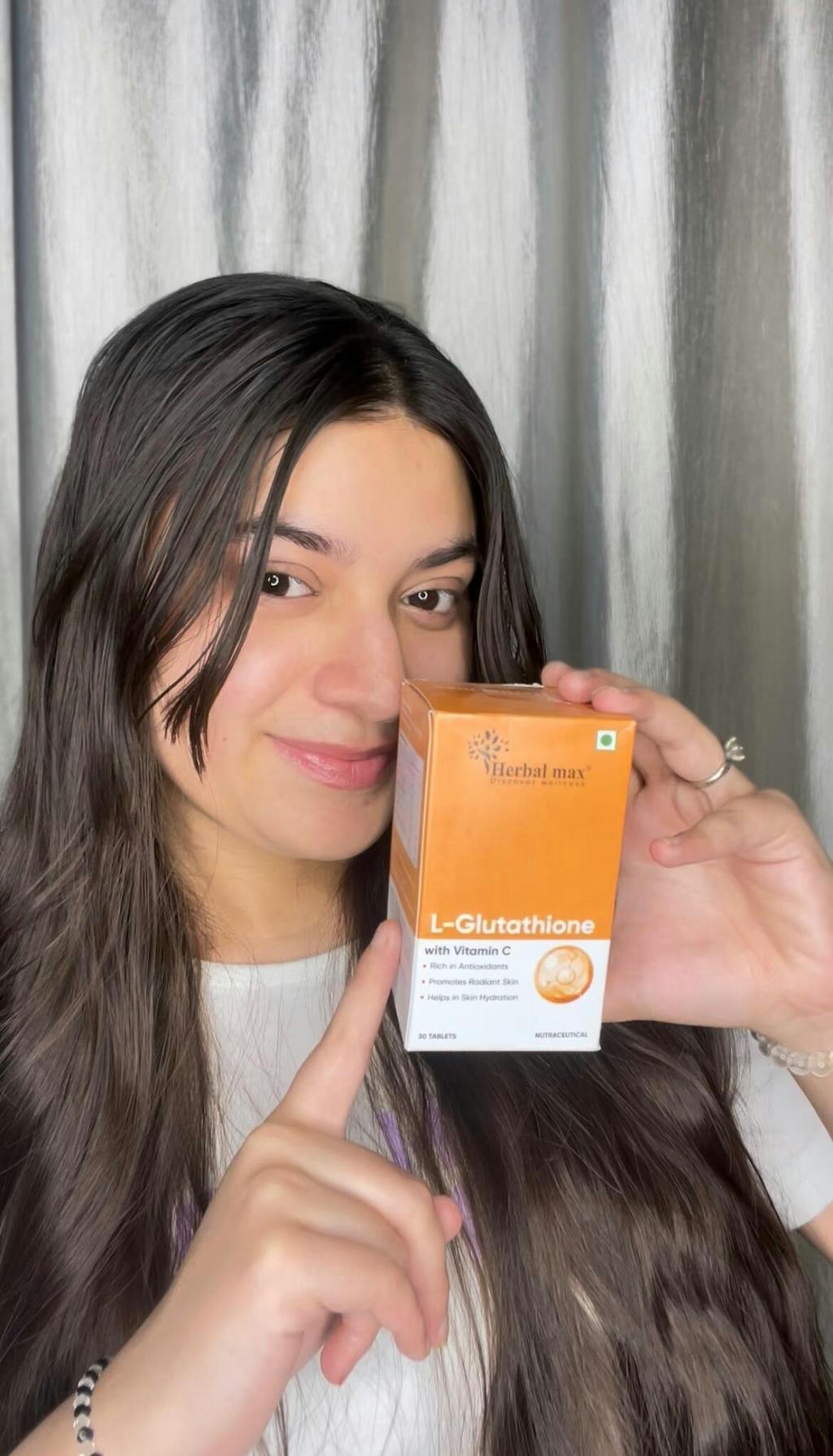 L-Glutathione 500mg with Vitamin C – Skin Brightening Supplement for Glowing Skin & Immune Support