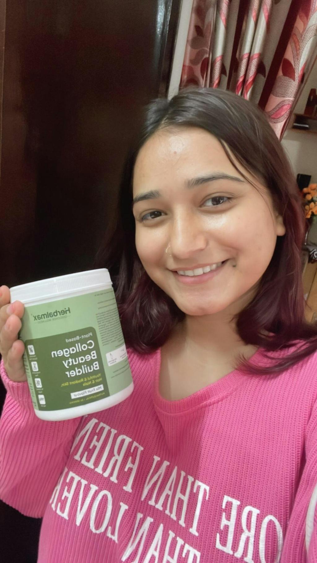 Herbalmax Plant Based Veg Collagen Beauty Builder(195g) Mix Fruit Flavour