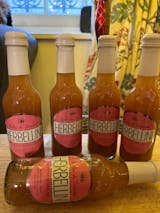 Non-alcoholic sparkling peach Bellini cocktail infused with botanicals - 250ml