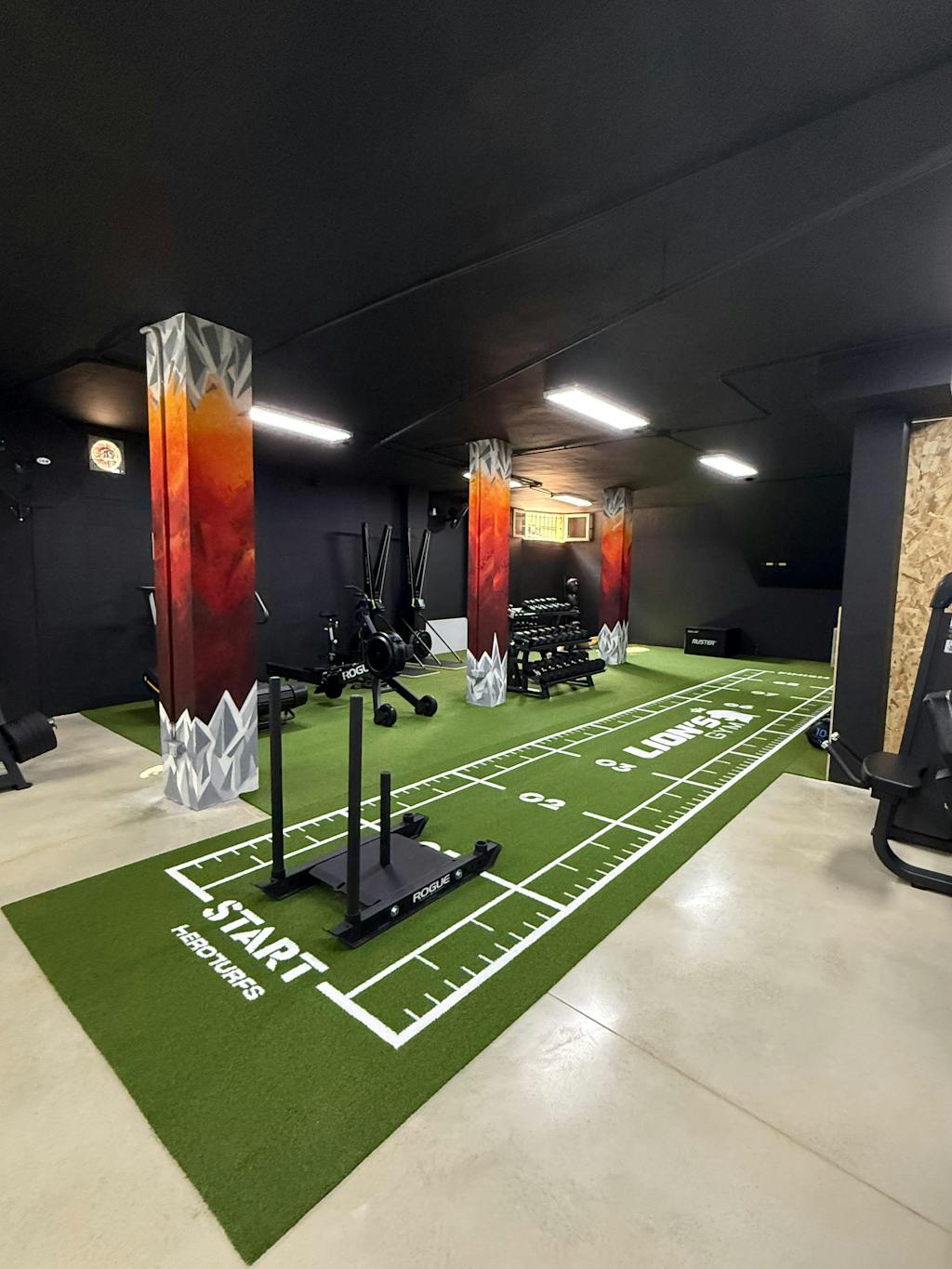 Pista de césped de alto rendimiento con marcaje - Modelo Elysium One