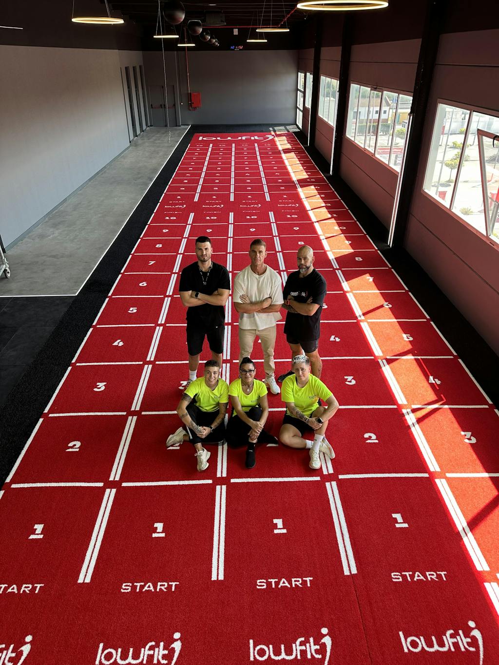 Pista de césped de alto rendimiento personalizada