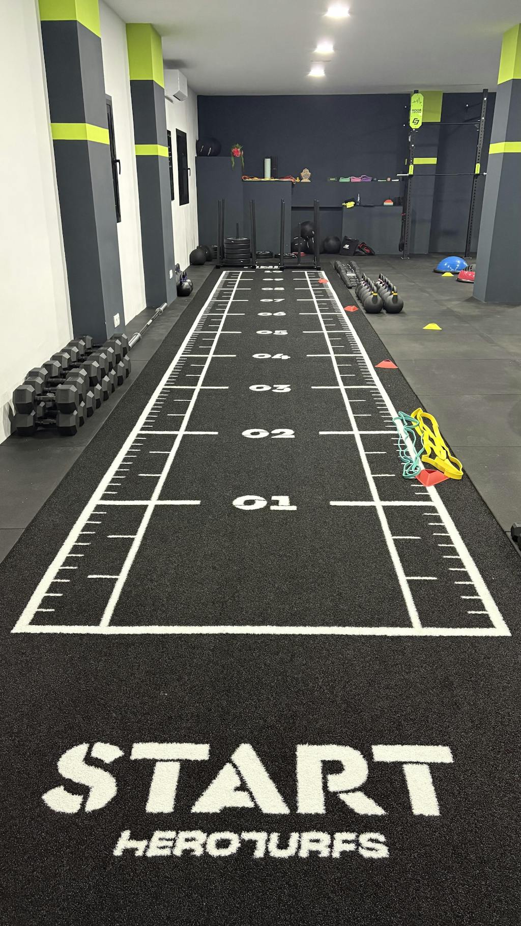 Pista de césped de alto rendimiento con marcaje - Modelo Valhalla One